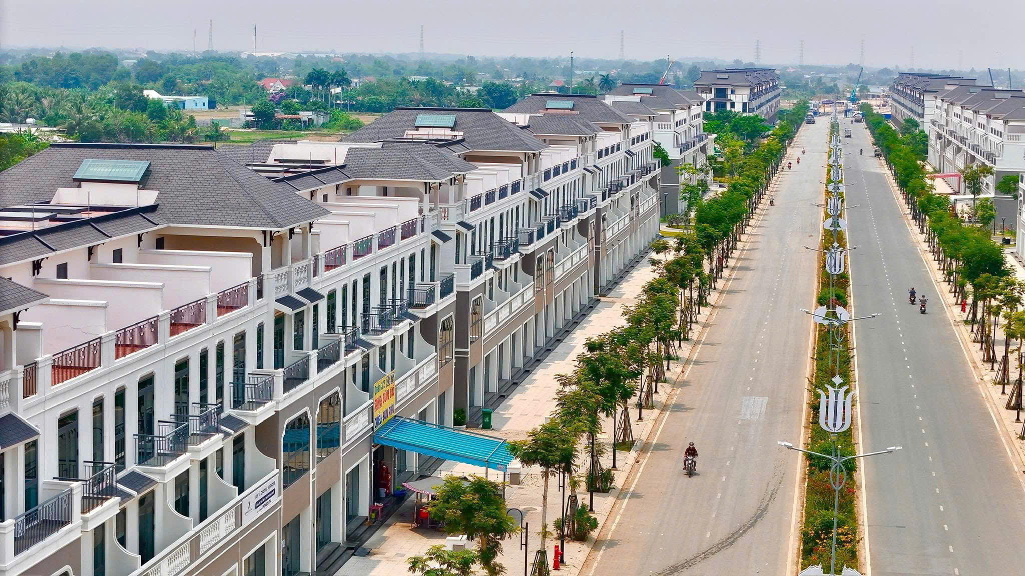 Cập nhật mới nhất hạ tầng Vinhomes Green City Hậu Nghĩa Đức Hoà