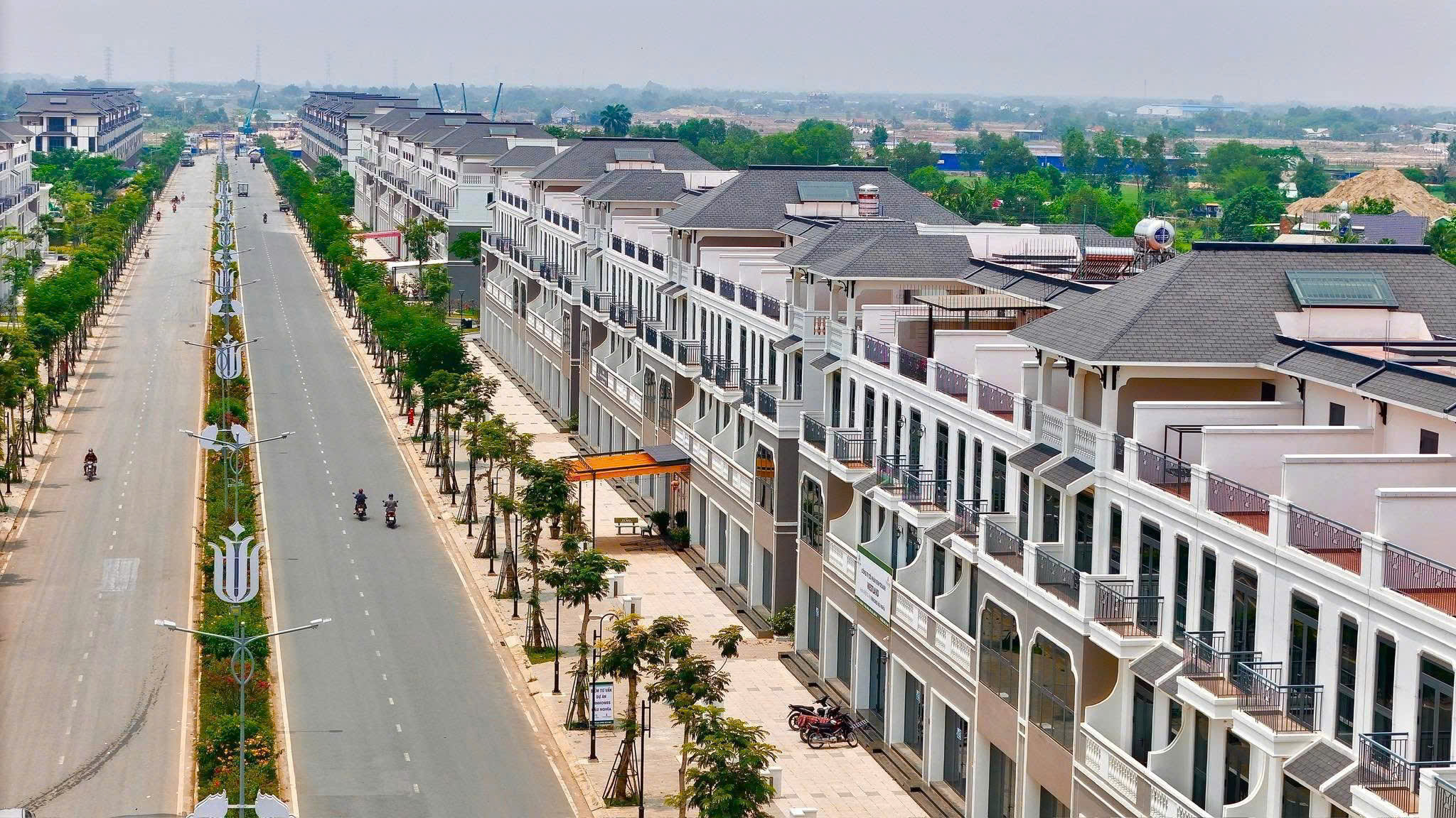 Cập nhật mới nhất hạ tầng Vinhomes Green City Hậu Nghĩa Đức Hoà